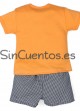 Conj camiseta cebra Popys Conjuntos ni&ntildeo