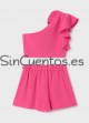 Conjunto Bermuda Crepe Fluido fucsia Abel y Lula Vestidos y Monos