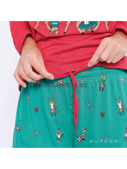 Pijama chica / mam&aacute; de Navidad