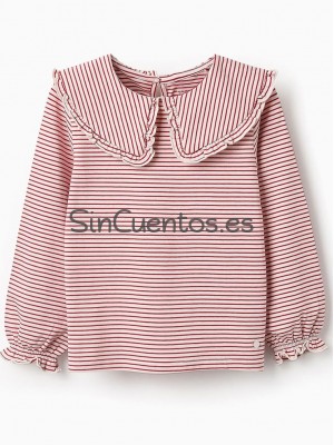 Camiseta b&aacute;sica de rayas